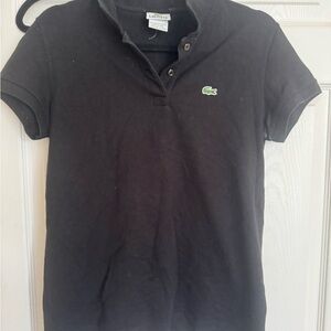 Lacoste Black Polo Shirt Classic Piqué
